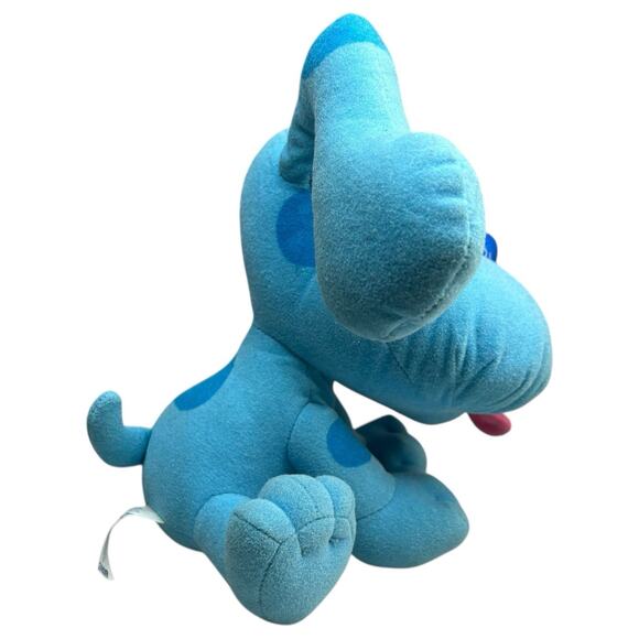 VTG 90s Blues Clues Pose-A-Blue 8" Plush Blue PBS Tyco 1997 Stuffed Animal Dog - Picture 5 of 16